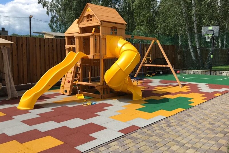 плитка для детской площадки