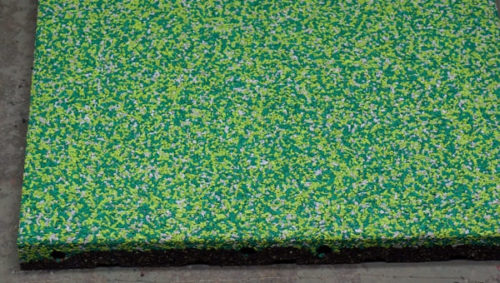 резиновая плитка цвета трава